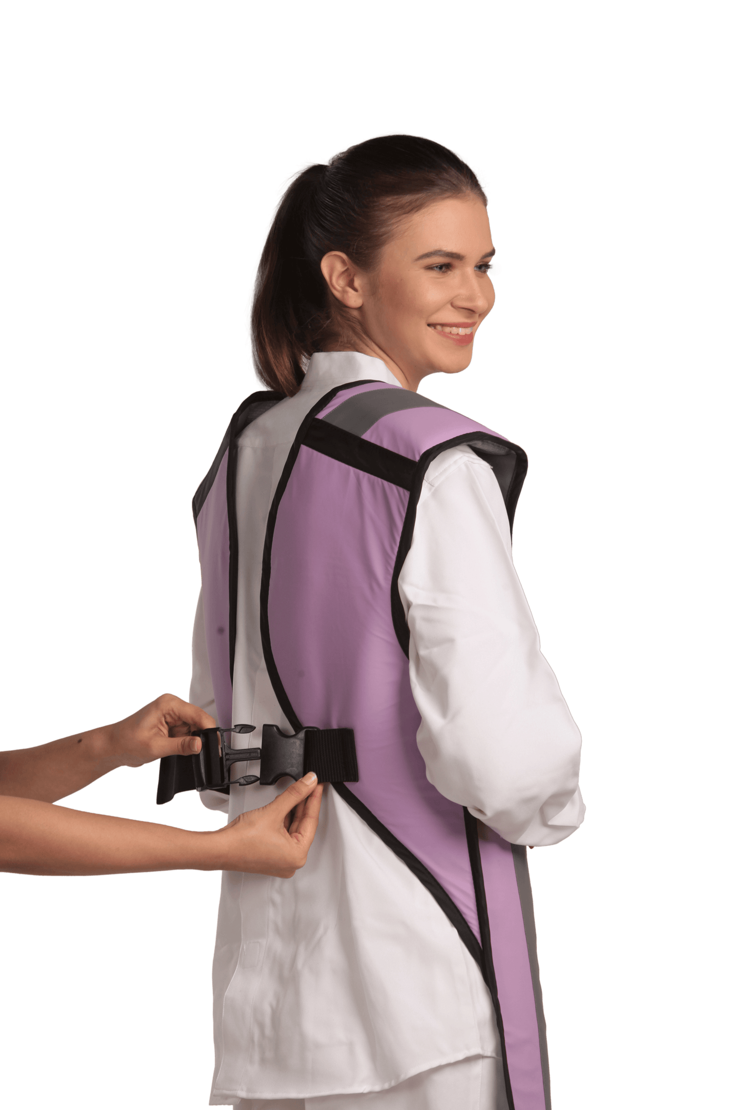 Snap Lock X-ray Lead Apron Coat - Shmira™ Traditional Lead