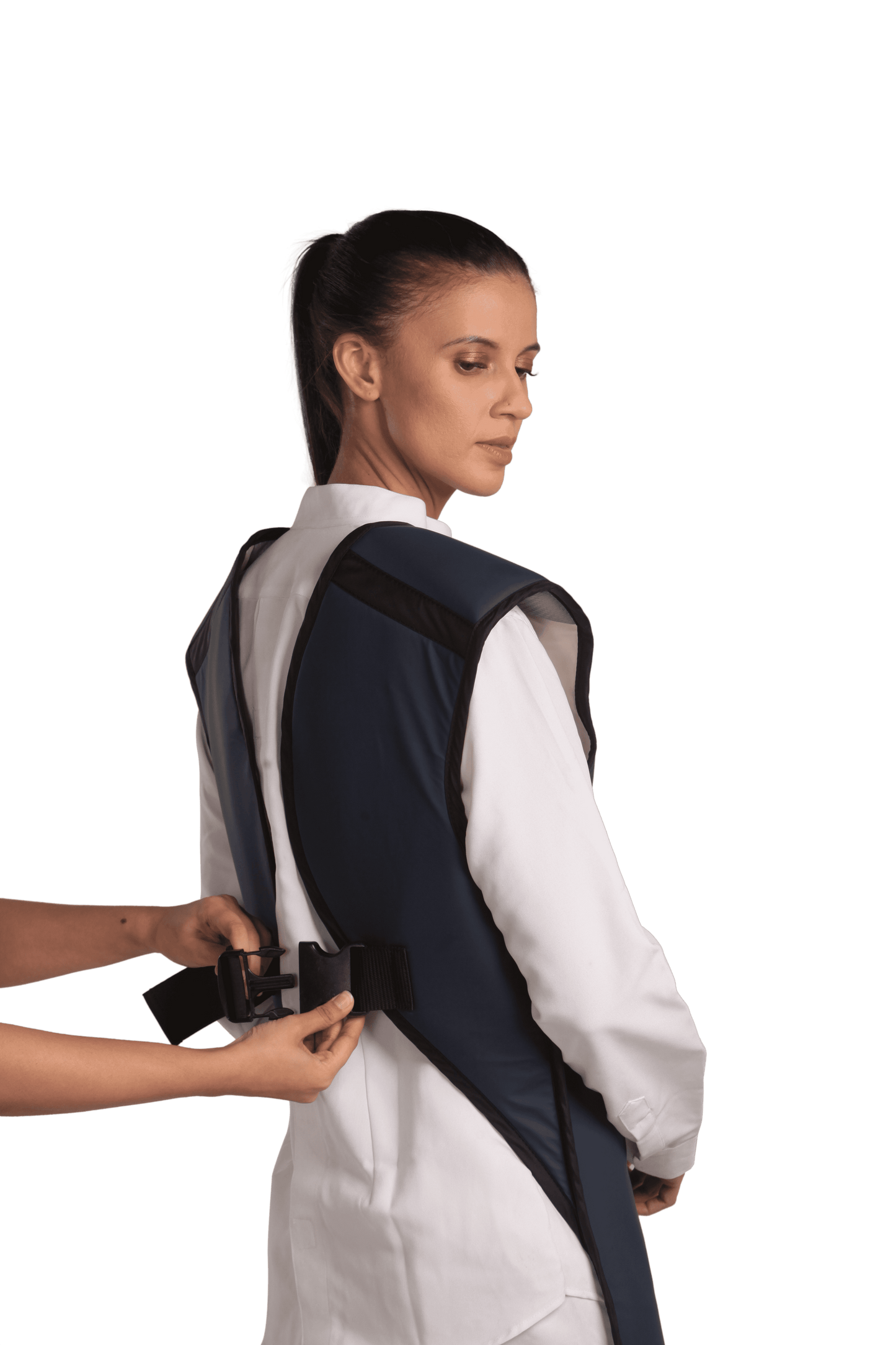 Snap Lock X-ray Lead Apron Coat - Shmira™ Traditional Lead